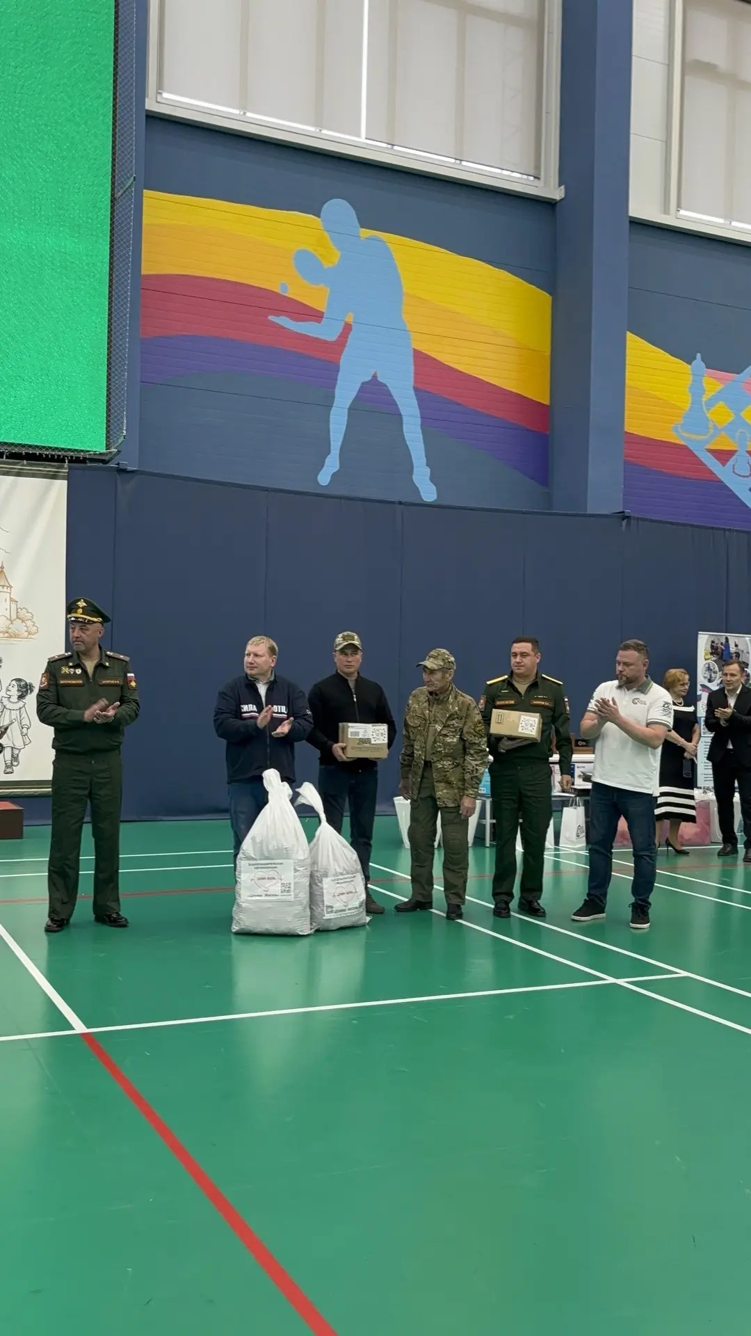 Саба гуманитар ярдәм ярдәм әзерләү штабына кирәк-яраклар тапшыру вакыты