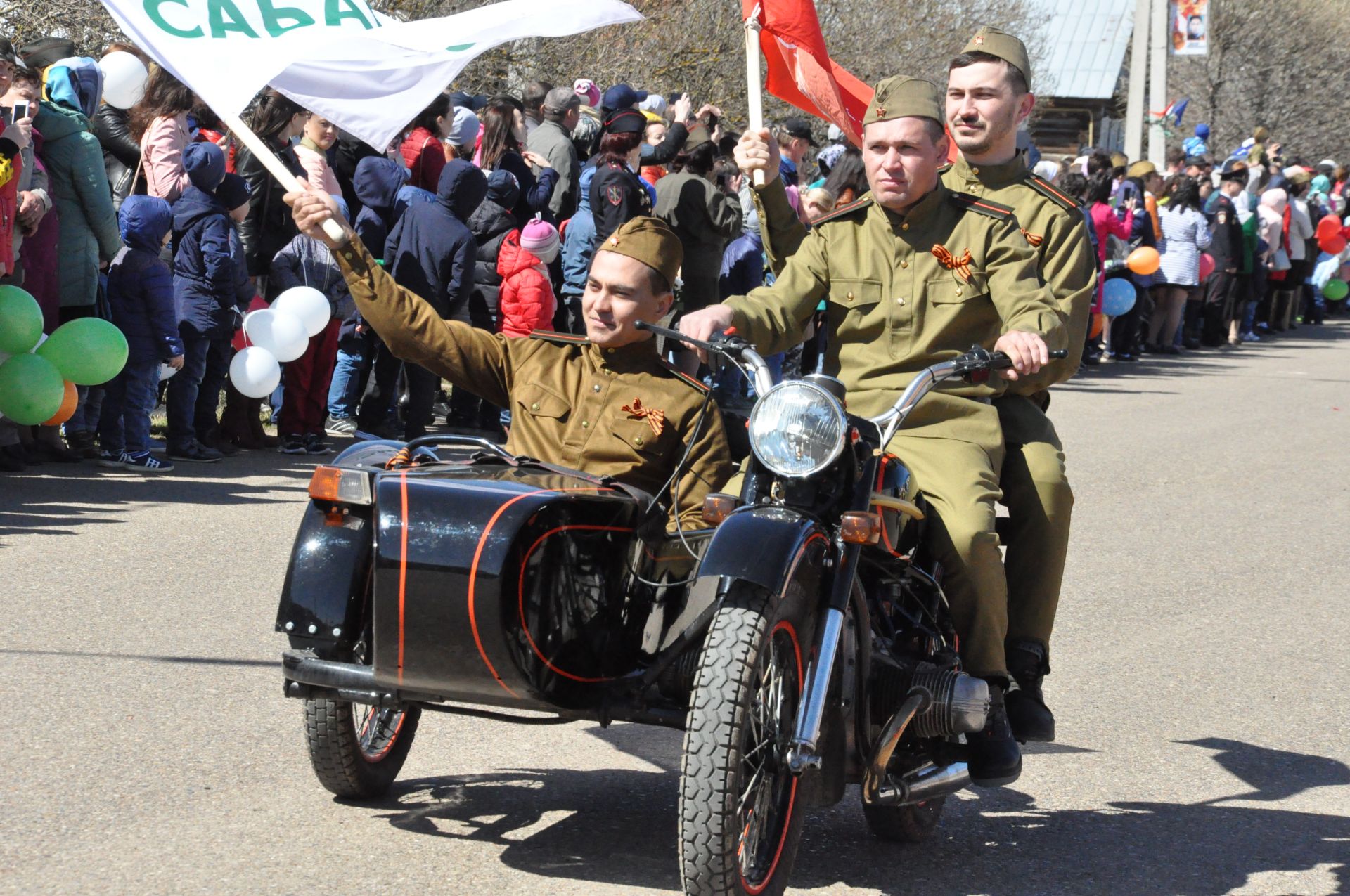 Сабада Бөек Җиңүнең 73 еллыгына багышланган парад - 2 нче өлеш