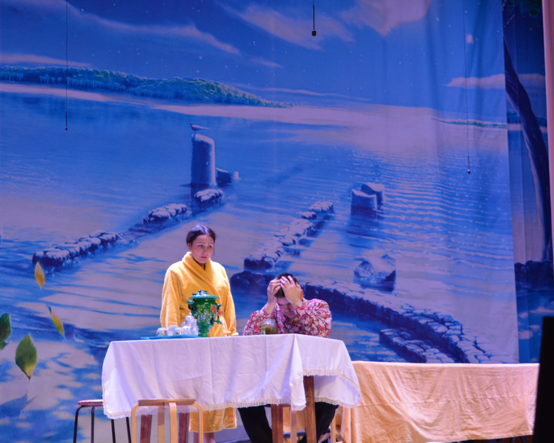 Саба мәдәният йортында Өлкәннәр көненә багышланган сәхнәләштерелгән спектакль куелды