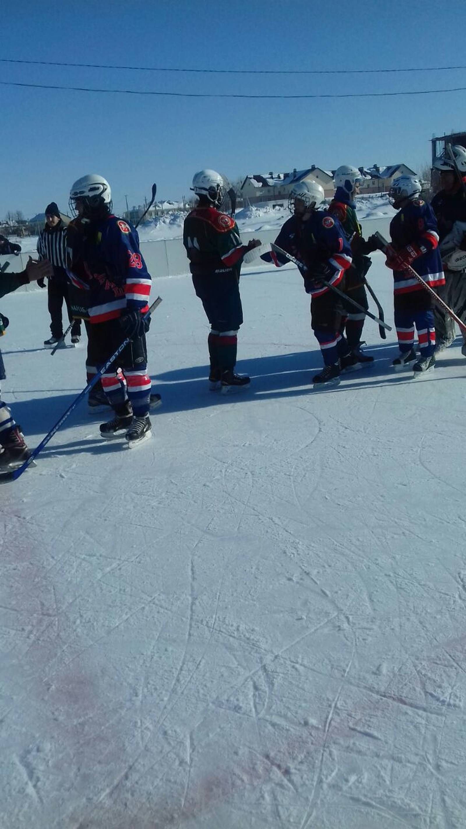 8 нче март халыкара хатын-кызлар көне уңаеннан Саба муниципаль районы алкалы хоккей буенча ир-ат командалары арасында ярышлар