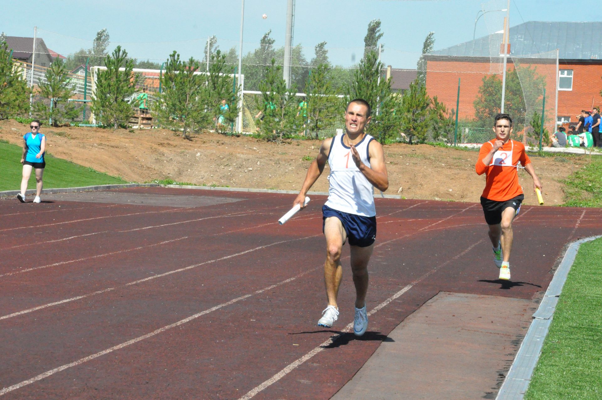 Физкультурачы  көне  уңаеннан 10 августта “Олимп” стадионында үткәрелгән спорт чаралары
