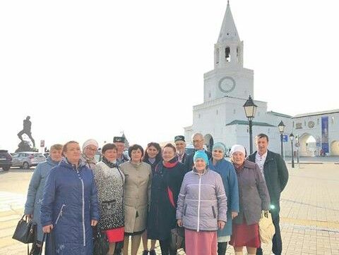 Явлаштау авыл җирлегеннән бер торкем пенсионерлар Казанга экскурсия барып кайттылар