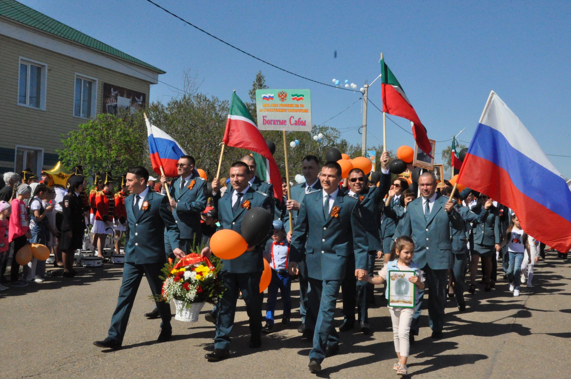 Сабада Бөек Җиңүнең 74 еллыгына багышланган парад