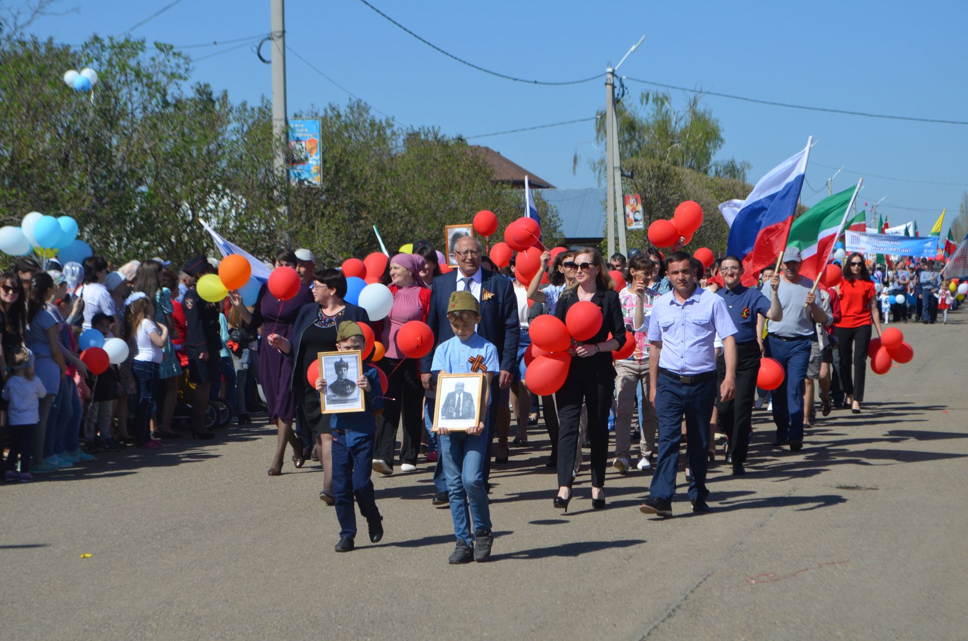 Сабада Бөек Җиңүнең 74 еллыгына багышланган парад