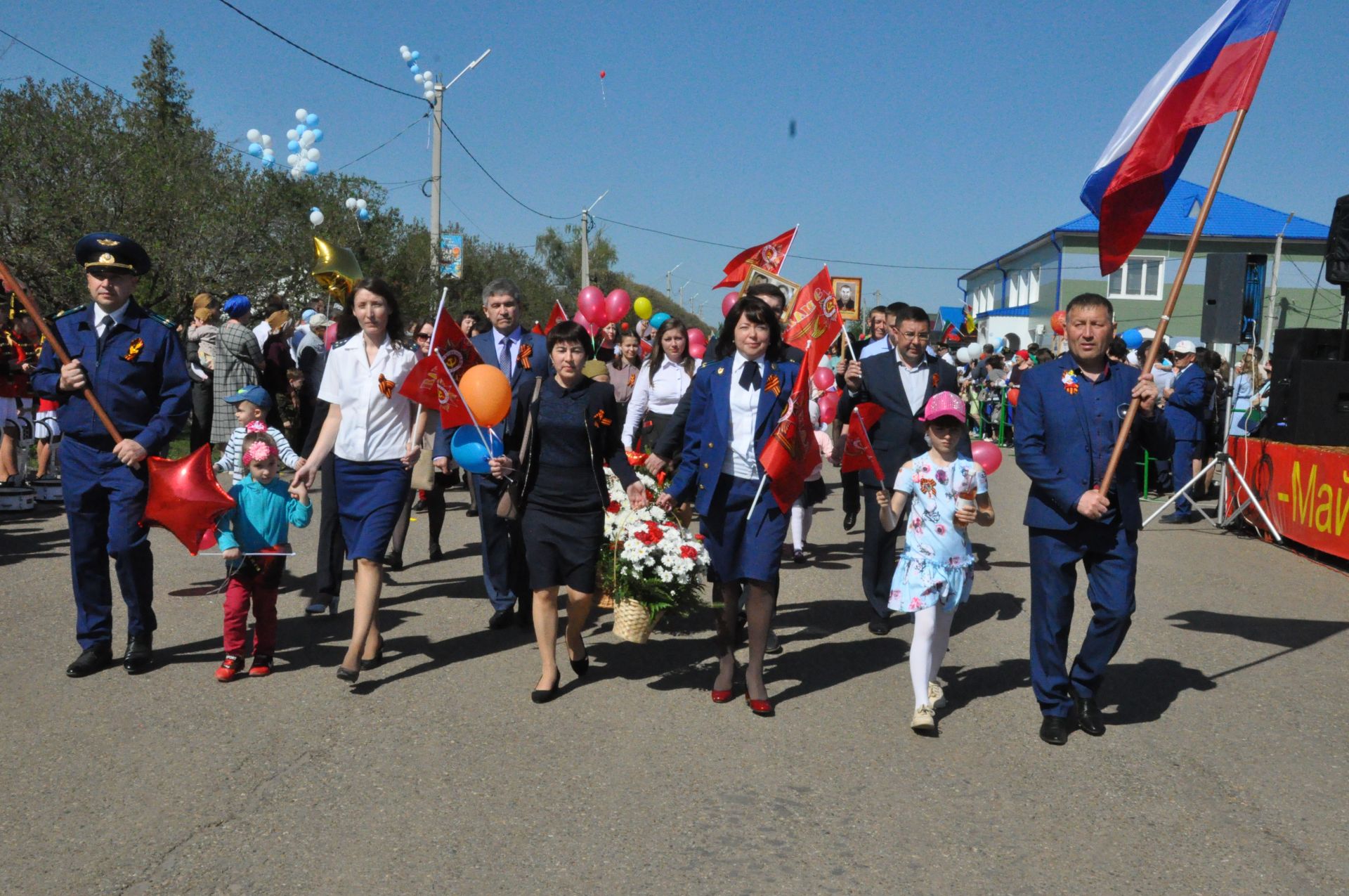 Сабада Бөек Җиңүнең 74 еллыгына багышланган парад