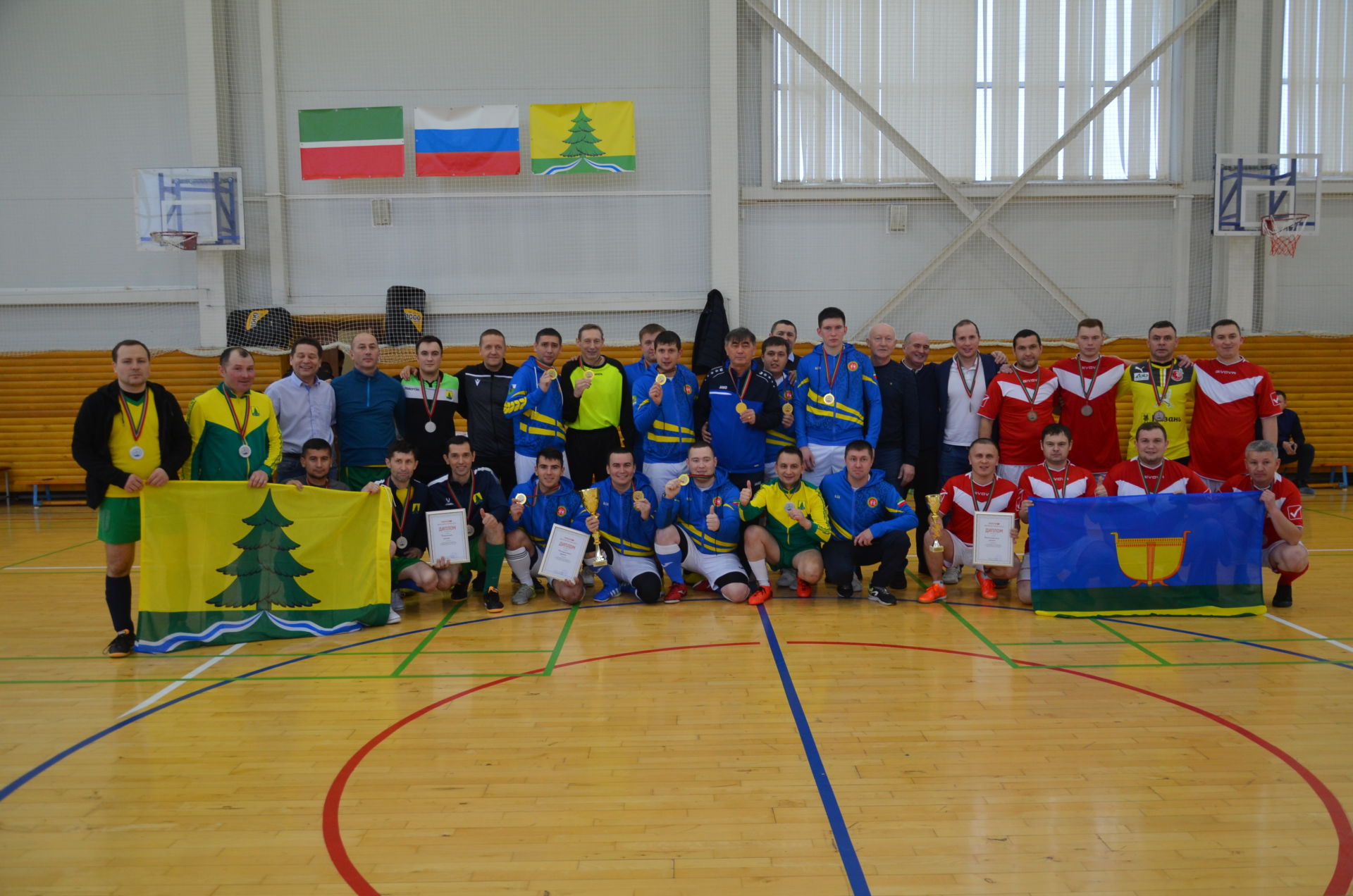 Татарстан Республикасы муниципаль хезмәткәрләре спартакиадасы исәбенә мини-футбол буенча ярышлар узды