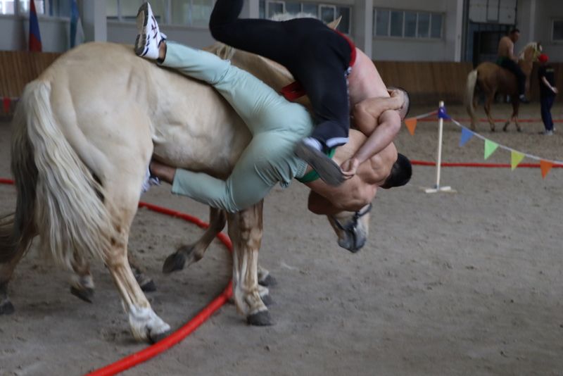 Сабада атларга утырып көрәшү буенча  дөнья  чемпионаты үтте