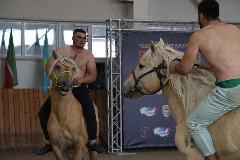 Сабада атларга утырып көрәшү буенча  дөнья  чемпионаты үтте