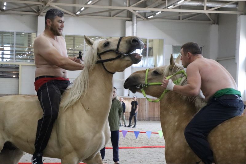 Сабада атларга утырып көрәшү буенча  дөнья  чемпионаты үтте