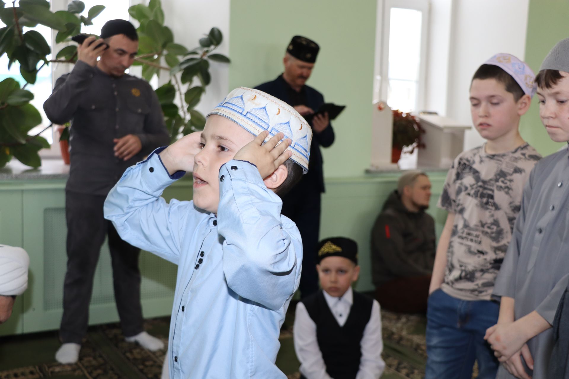 Сабада балалар арасында иң оста азан әйтүче һәм вәгазь сөйләүчене ачыкладылар
