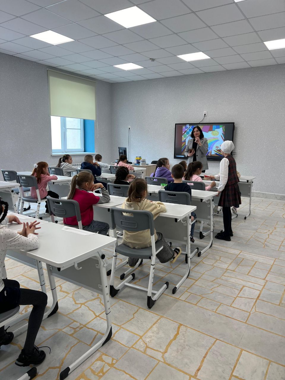 «Алдынгылар хәрәкәте»нең — «Бәләкәч» пилот балалар бакчасында тәрбияләнүчеләр Саба урта  мәктәбендә экскурсиядә  булдылар
