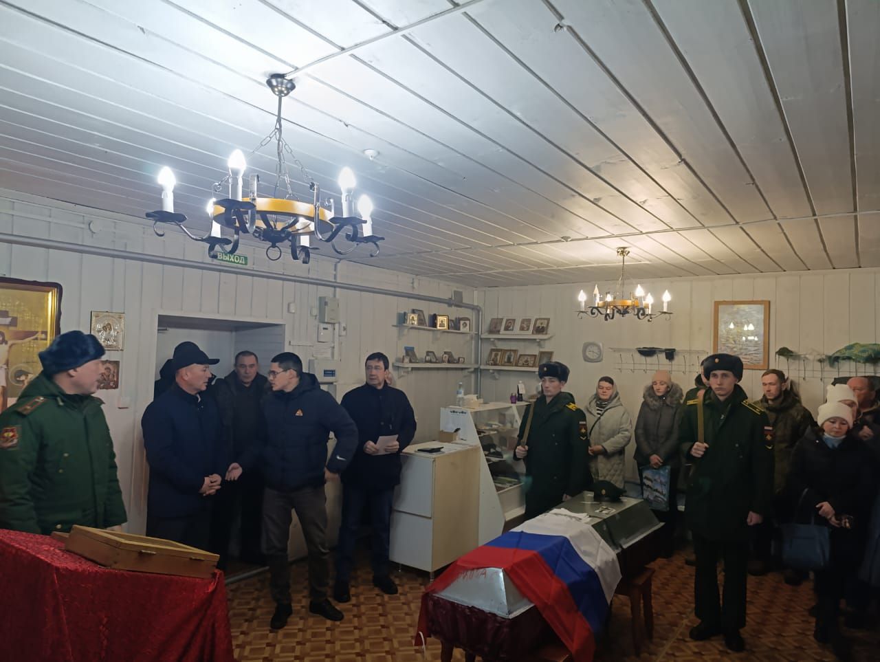 Бүген махсус хәрби операциядә вафат булган тагын бер райондашыбыз Александр Марков белән хушлаштылар