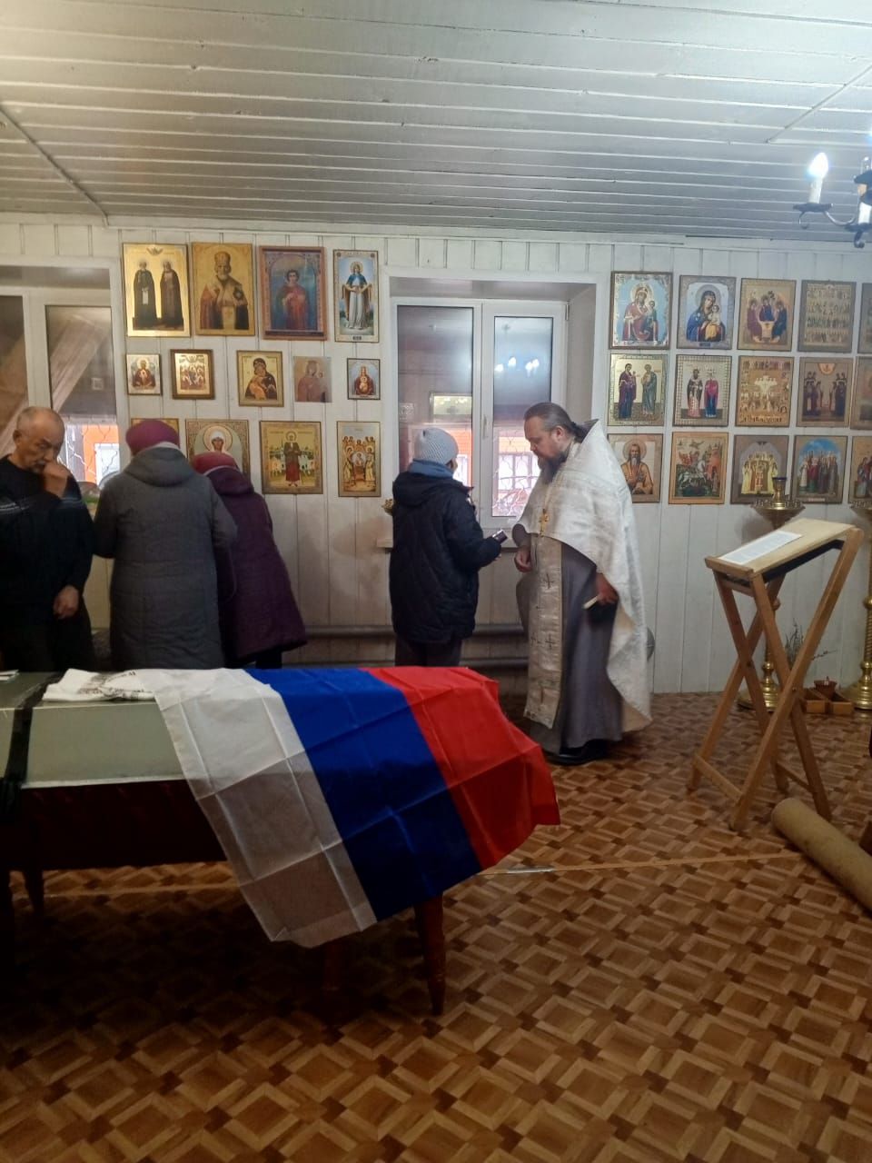 Бүген махсус хәрби операциядә вафат булган тагын бер райондашыбыз Александр Марков белән хушлаштылар