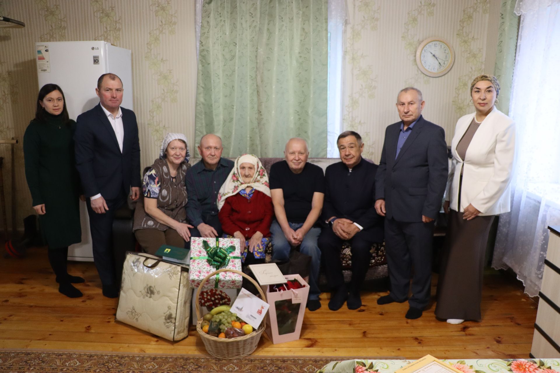 Иске Икшермә  авылында яшәүче Нурлыхода Ибраһимовага 100 яшь тулды