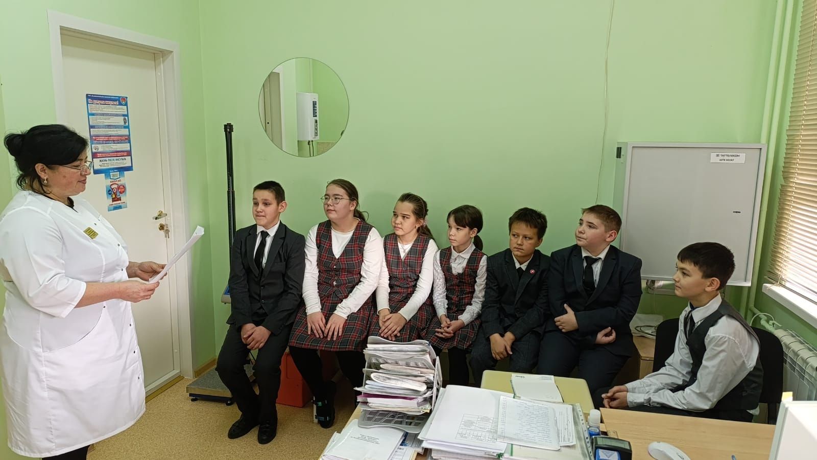 Районыбызның ФАП мөдирләре мәктәп укучыларын  сәламәт яшәү рәвеше турында сөйләшергә чакыра