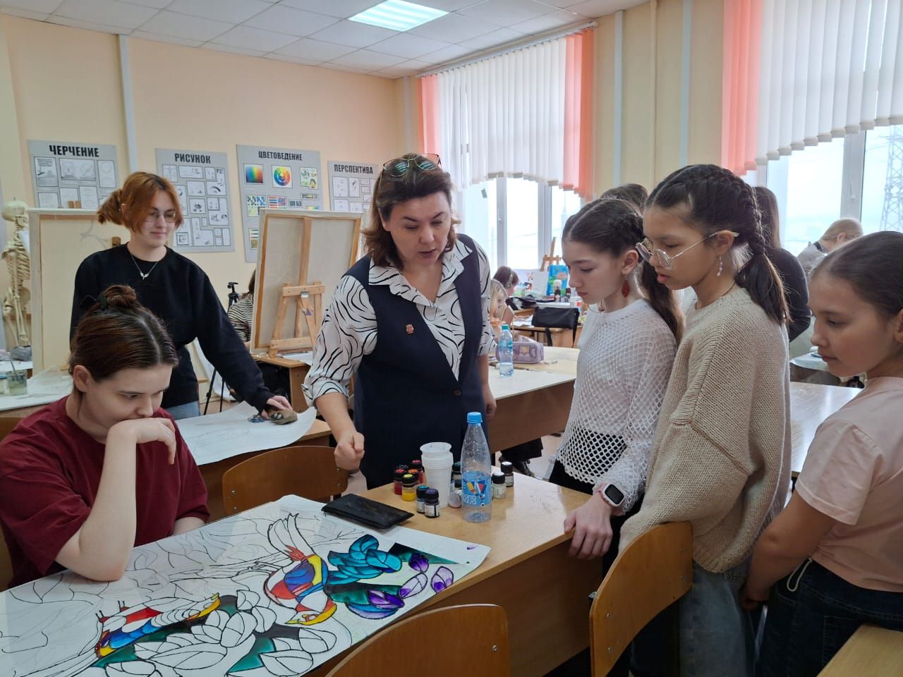 Саба балалар сәнгать мәктәбе укучылары  “Казан халык сәнгать кәсепләре техникумы»нда  булдылар