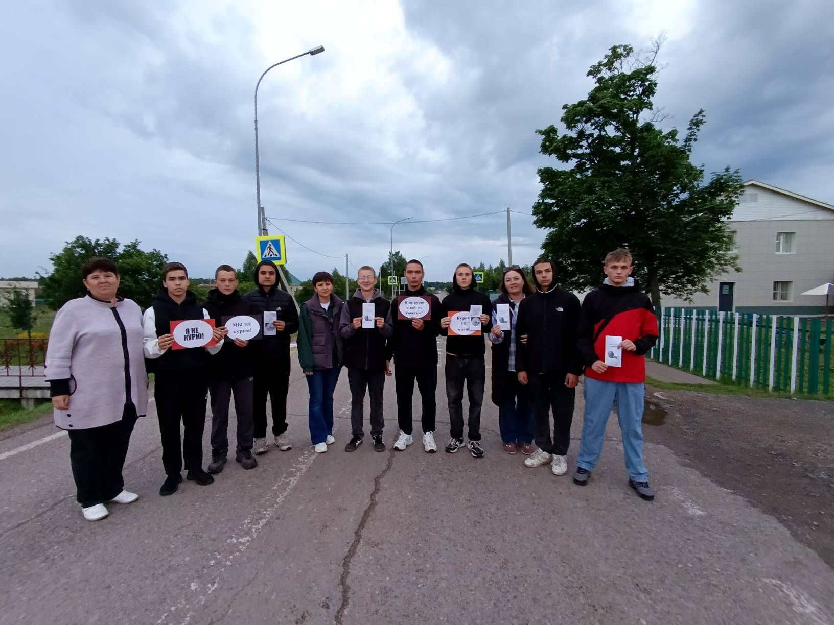 Иштуганда “Тәмәке тартмыйм һәм сезгә дә киңәш итмим” дигән акция узды