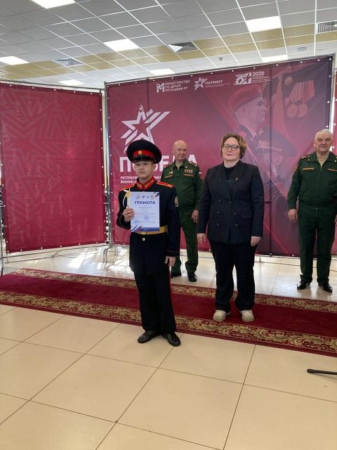 Икшермә кадет интернат-мәктәбе командасы – «Җиңү-2026» республика хәрби-спорт уеннары җиңүчесе булды