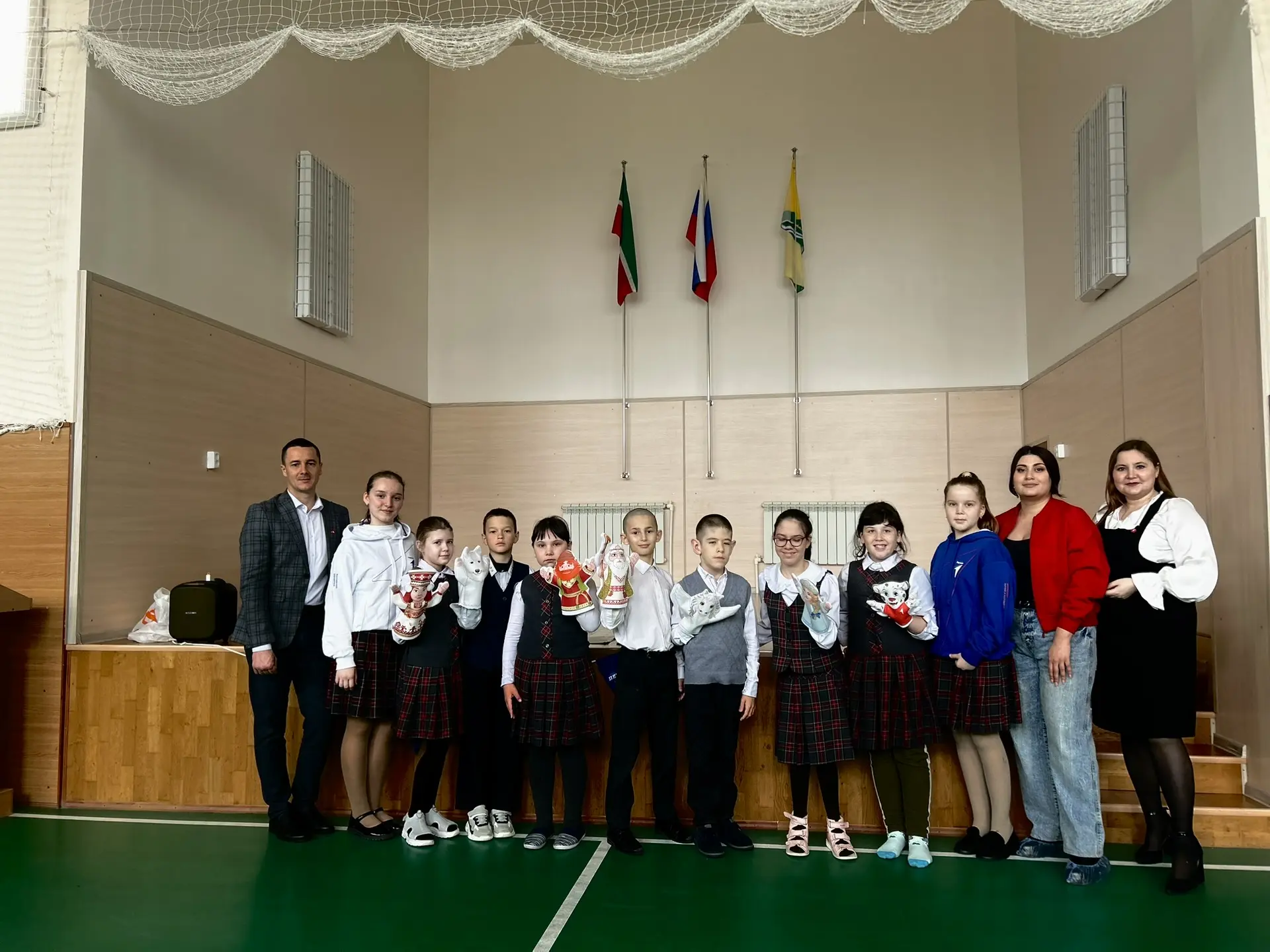 «Алдынгылар хәрәкәте» Кызыл Мишә авылында мөмкинлекләре чикле балалар өчен Саба мәктәп- интернатында очрашуда