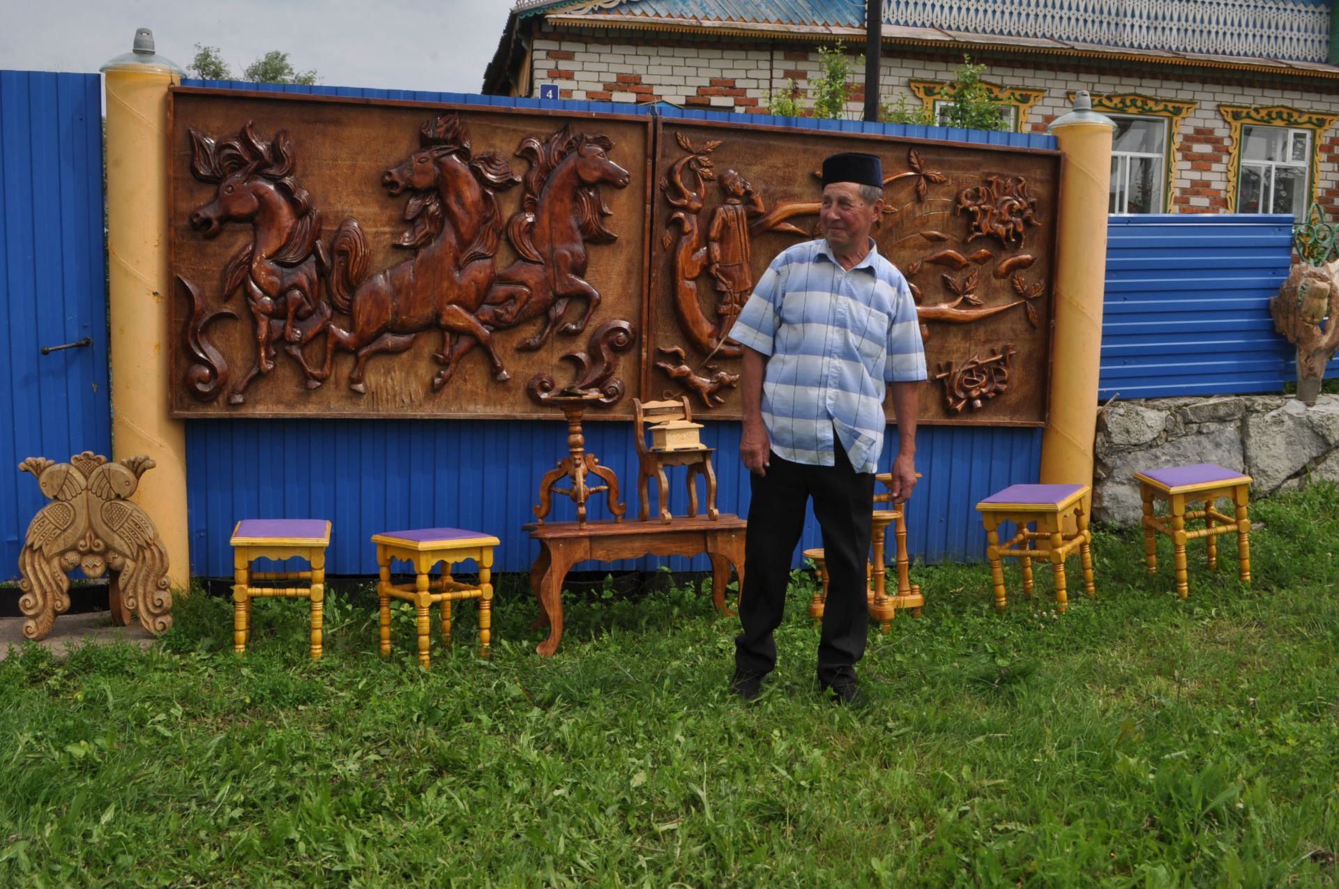 «Ура, авылга!» проектында катнашучылар  Эзмәнең Тукай урамына сәяхәткә  чыкты