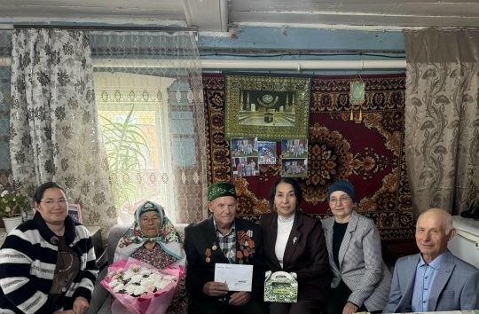 Ил агасы, ил терәге: Түбән Шытсу авылында яшәүче хезмәт ветераны Гәләвиев Әмин Гәләви улы 95 яшьлек юбилеен билгеләп үтте