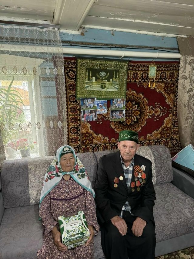 Ил агасы, ил терәге: Түбән Шытсу авылында яшәүче хезмәт ветераны Гәләвиев Әмин Гәләви улы 95 яшьлек юбилеен билгеләп үтте