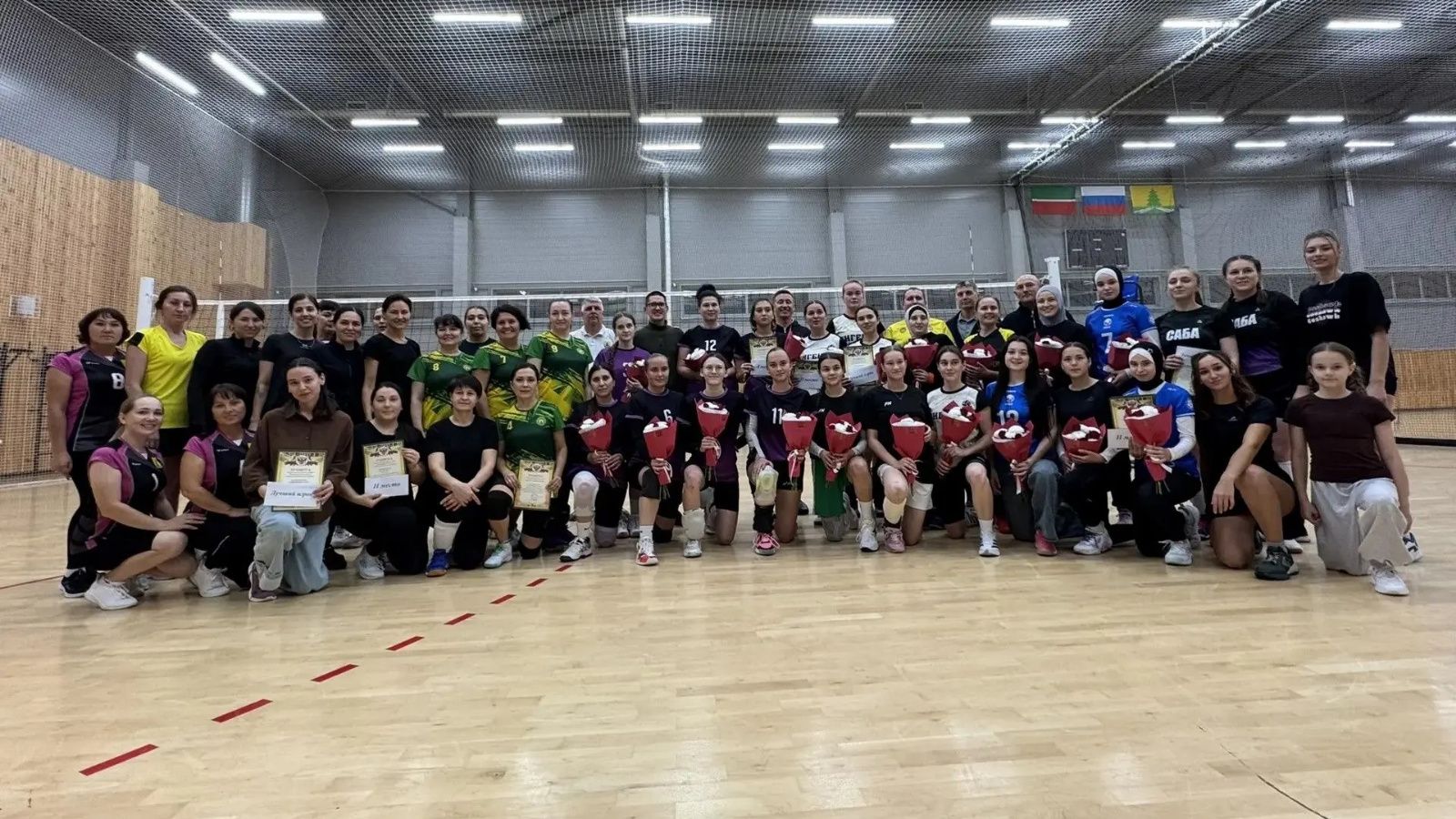 Сабада хатын-кыз командалары арасында волейбол буенча район чемпионаты тәмамланды