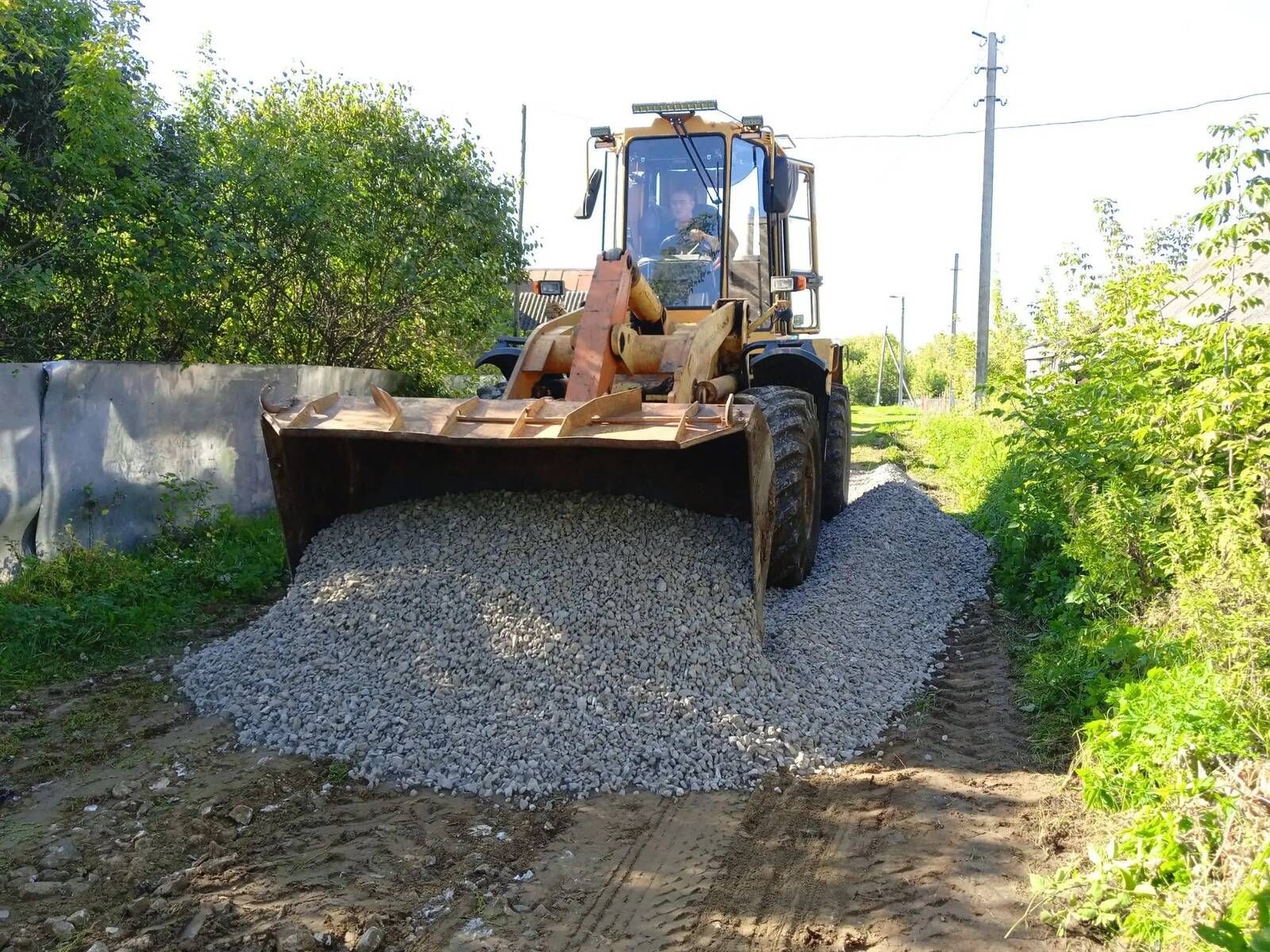 Сабай авылында республика программасы буенча каты өслекле юл салынды