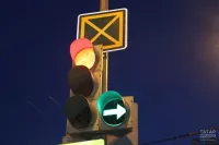 Сабада  светофор  янында балигъ булмаган бала катнашында күңелсез очрак булды