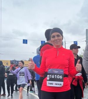 «Спорт- минем өчен сәламәтлек!»- ди  йөгерү марафонында катнашкан Эльмира Валеева