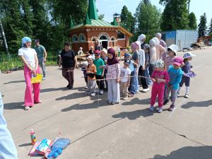Бүген Лесхозда Корбан гаете уңаеннан балалар өчен бәйрәм узды