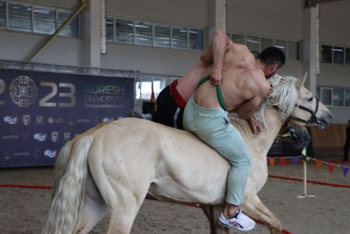 Сабада атларга утырып көрәшү буенча  дөнья  чемпионаты үтте