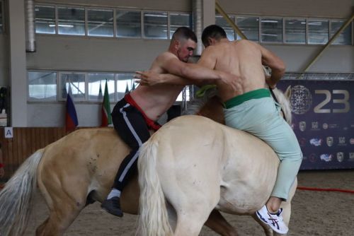 Сабада атларга утырып көрәшү буенча  дөнья  чемпионаты үтте