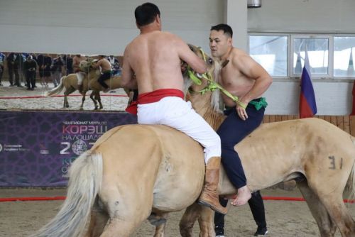 Сабада атларга утырып көрәшү буенча  дөнья  чемпионаты үтте