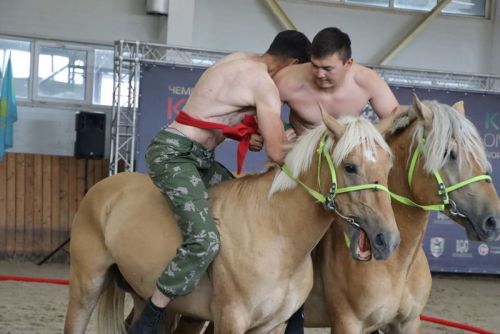 Сабада атларга утырып көрәшү буенча  дөнья  чемпионаты үтте