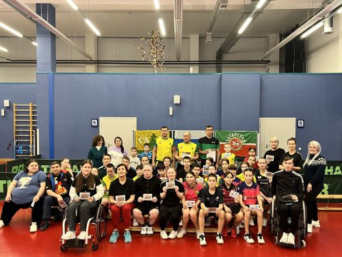 «Саба-Арена» спорт мәктәбендә  Саъди һәм Хайем Исмаиловларның өстәл теннисы буенча мастер-классы узды
