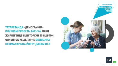 Гыйнварда илкүләм проект буенча ике меңнән артык өлкән татарстанлы диспансеризация узды