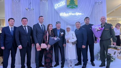 Сабада 50 һәм 60 ел бергә гомер иткән алтын һәм бриллиант парларны хөрмәтләделәр (фоторепортаж)