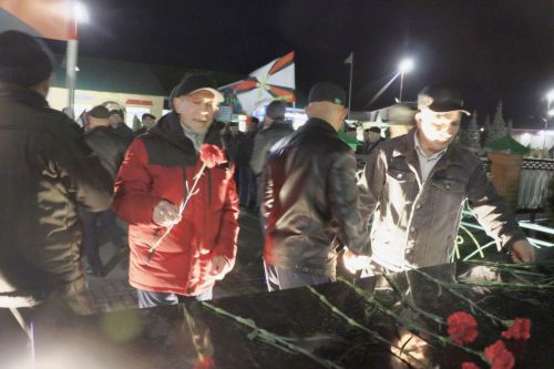 Саба  ракетачылары  һәм  артиллеристлары митингка чыкты