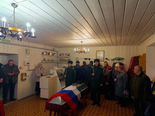 Бүген махсус хәрби операциядә вафат булган тагын бер райондашыбыз Александр Марков белән хушлаштылар