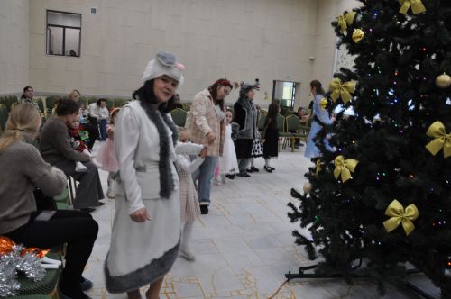 Сабада  әтиләре махсус хәрби операциядә булган мәктәпкәчә яшьтәге балалар өчен Чыршы бәйрәме узды