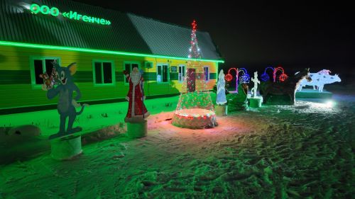«Игенче» җәмгыяте Яңа елны быел да биләмәсен бәйрәмчә бизәп каршы ала
