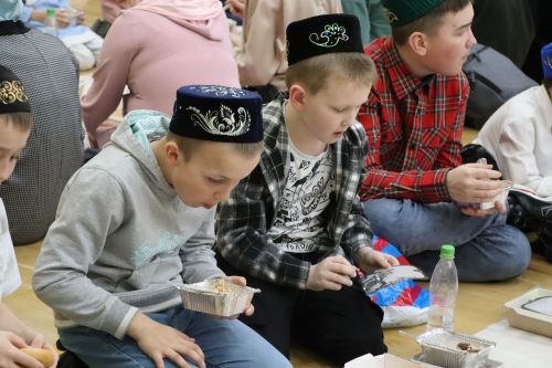 Сабада мәктәп укучылары өчен районкүләм ифтар узды