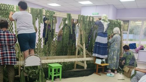 Иске Икшермәдә маскировка челтәре үрәләр
