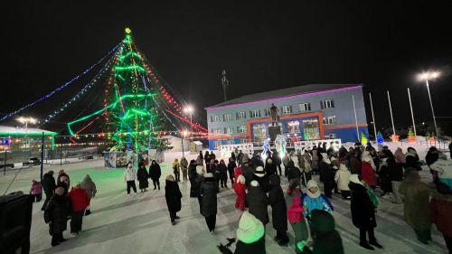 Районыбызның медицина һәм мәдәният хезмәткәрләре Сабаның Төп Чыршысы янында Яңа ел бәйрәме уздырдылар (+видео)