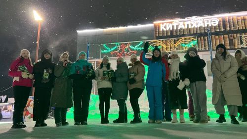 Районыбызның медицина һәм мәдәният хезмәткәрләре Сабаның Төп Чыршысы янында Яңа ел бәйрәме уздырдылар (+видео)