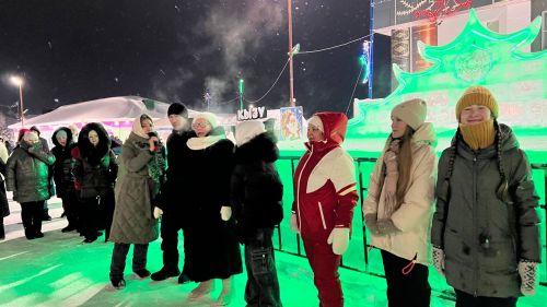 Районыбызның медицина һәм мәдәният хезмәткәрләре Сабаның Төп Чыршысы янында Яңа ел бәйрәме уздырдылар (+видео)