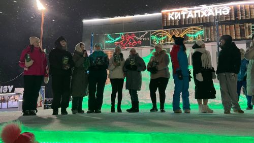 Районыбызның медицина һәм мәдәният хезмәткәрләре Сабаның Төп Чыршысы янында Яңа ел бәйрәме уздырдылар (+видео)