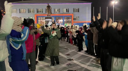 Районыбызның медицина һәм мәдәният хезмәткәрләре Сабаның Төп Чыршысы янында Яңа ел бәйрәме уздырдылар (+видео)