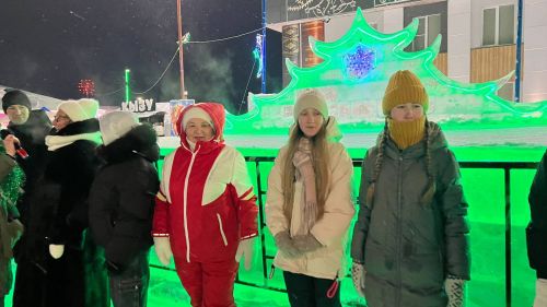 Районыбызның медицина һәм мәдәният хезмәткәрләре Сабаның Төп Чыршысы янында Яңа ел бәйрәме уздырдылар (+видео)